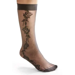 Sous-Vêtements-Tempsl Lot de 4 paires de mi-bas fantaisie