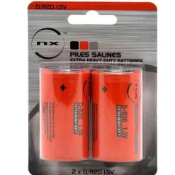 Accessoires Bricolage Et Astuces-Tempsl Lot de 2 Piles D R20