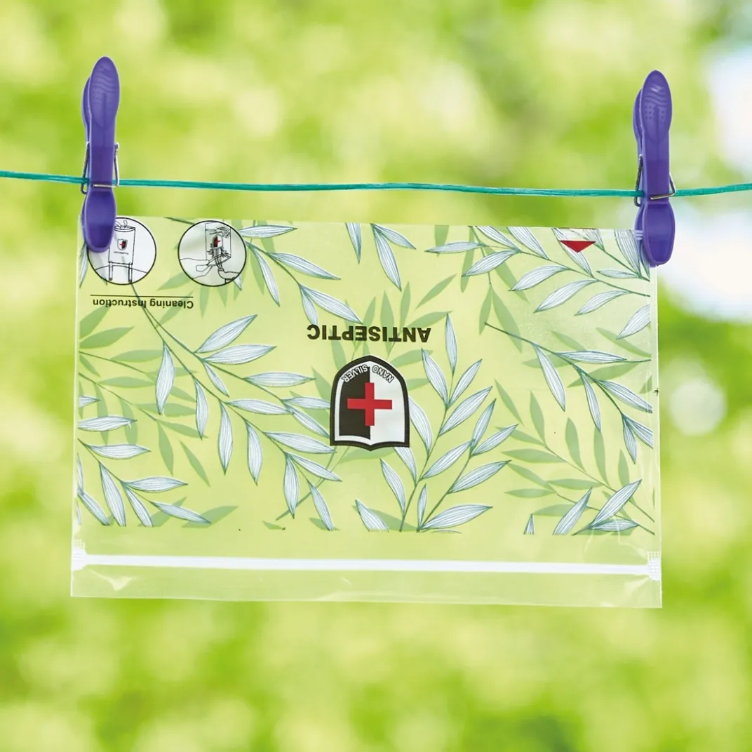 Salle De Bain Et Hygiène-Tempsl Lot de 2 pochettes antibactériennes pour masque