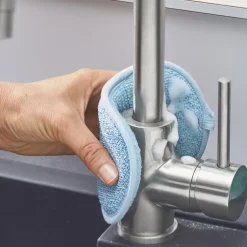 Organisation Et Entretien|Balais, Aspirateurs, Éponges Et Brosses-Tempsl Lot de 5 éponges double face