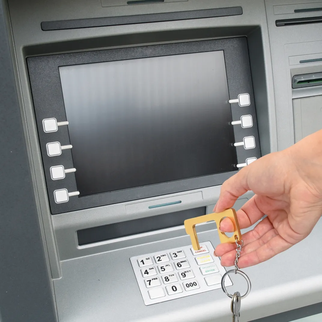 Accessoires Bureau|Sacs, Bijoux Et Accessoires-Tempsl Lot de 2 porte-clés évite-contamination