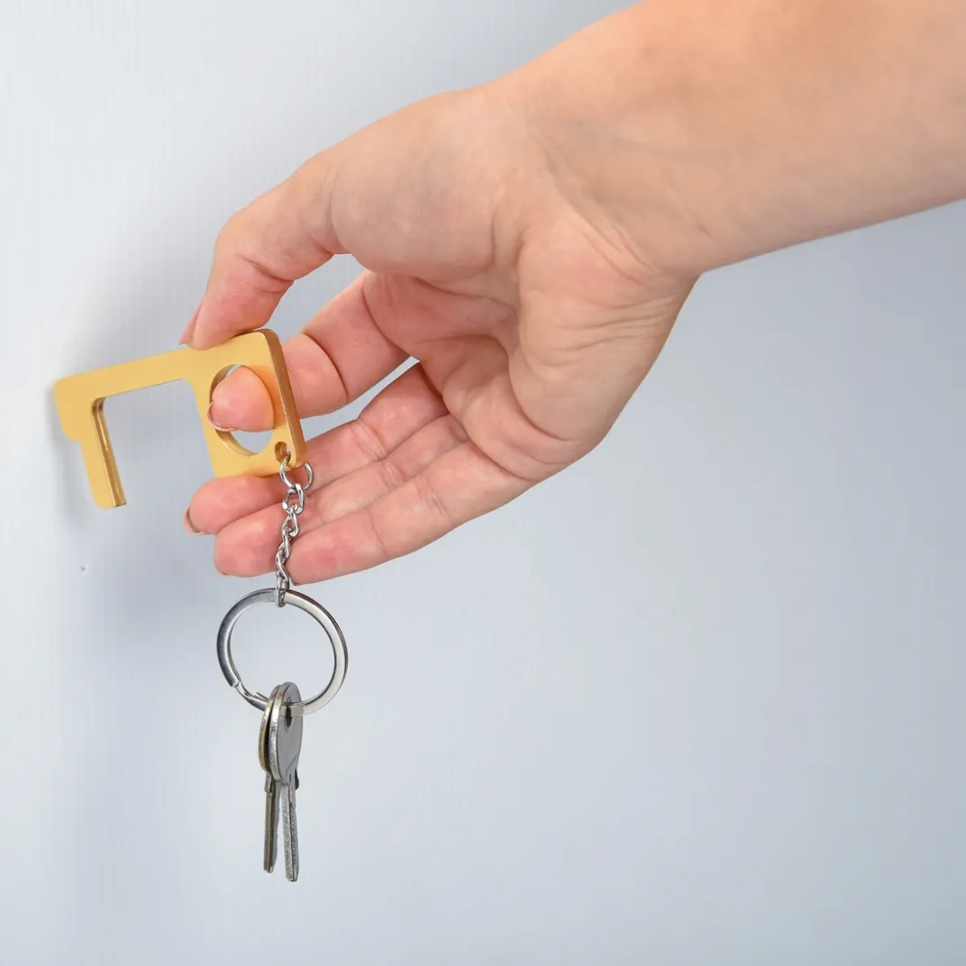 Accessoires Bureau|Sacs, Bijoux Et Accessoires-Tempsl Lot de 2 porte-clés évite-contamination