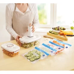 Fraîcheur / Conservation-Tempsl Lot de 10 sachets + pompe