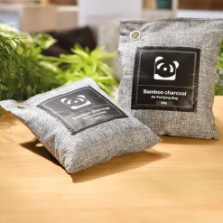 Accessoires Bricolage Et Astuces-Tempsl Lot de 2 sachets bambou absorbants