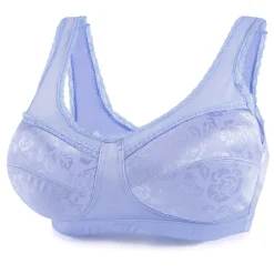 Sous-Vêtements-Tempsl Lot de 2 Satin Bra Lot n°2 : Rose + bleu - taille M