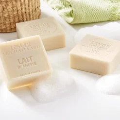 Salle De Bain Et Hygiène-Tempsl Lot de 3 savons au lait d'ânesse