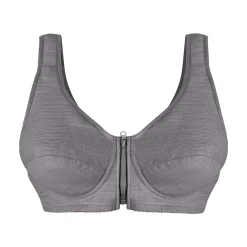 Sous-Vêtements-Tempsl Lot de 3 soutiens-gorge zippés Gris + vieux rose + chair - taille M