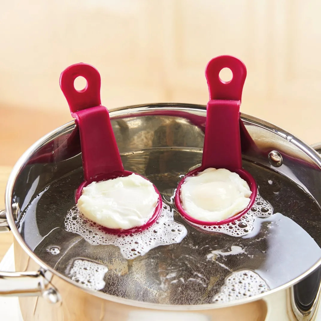 Ustensiles De Cuisine Malins-Tempsl Lot de 2 supports oeuf poché