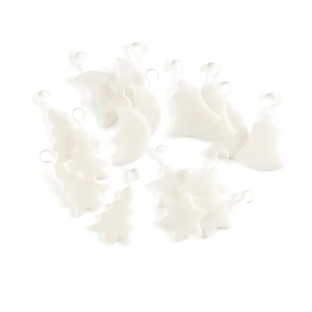 Décorations Intérieures Noël|Décorations-Tempsl Lot de 16 suspensions phosphorescentes