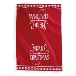 Décorations Intérieures Noël|Organisation Et Entretien-Tempsl Lot de 2 torchons chat Noël