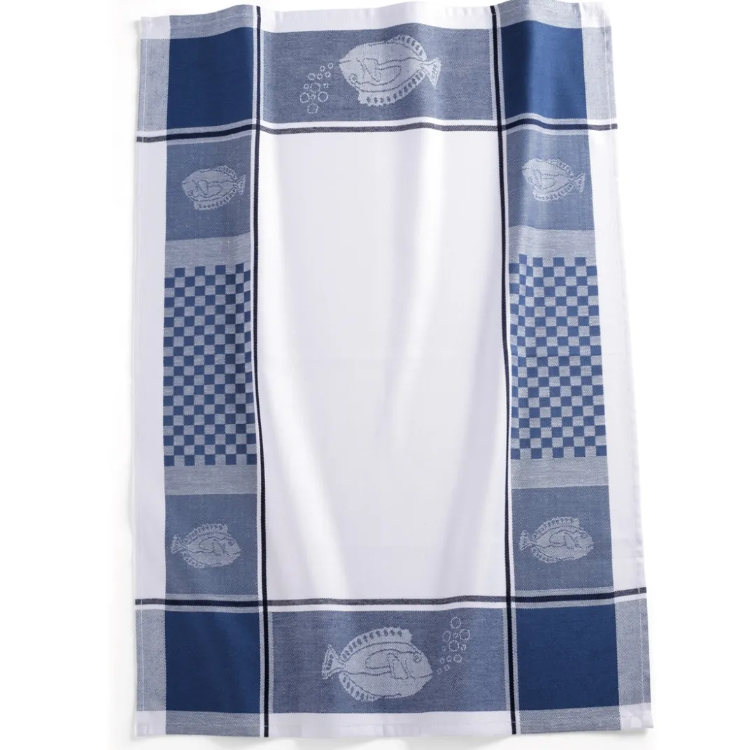 Organisation Et Entretien-Tempsl Lot de 3 torchons poissons