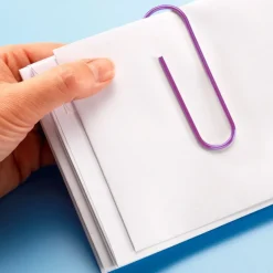 Accessoires Bureau-Tempsl Lot de 12 trombones couleur XXL