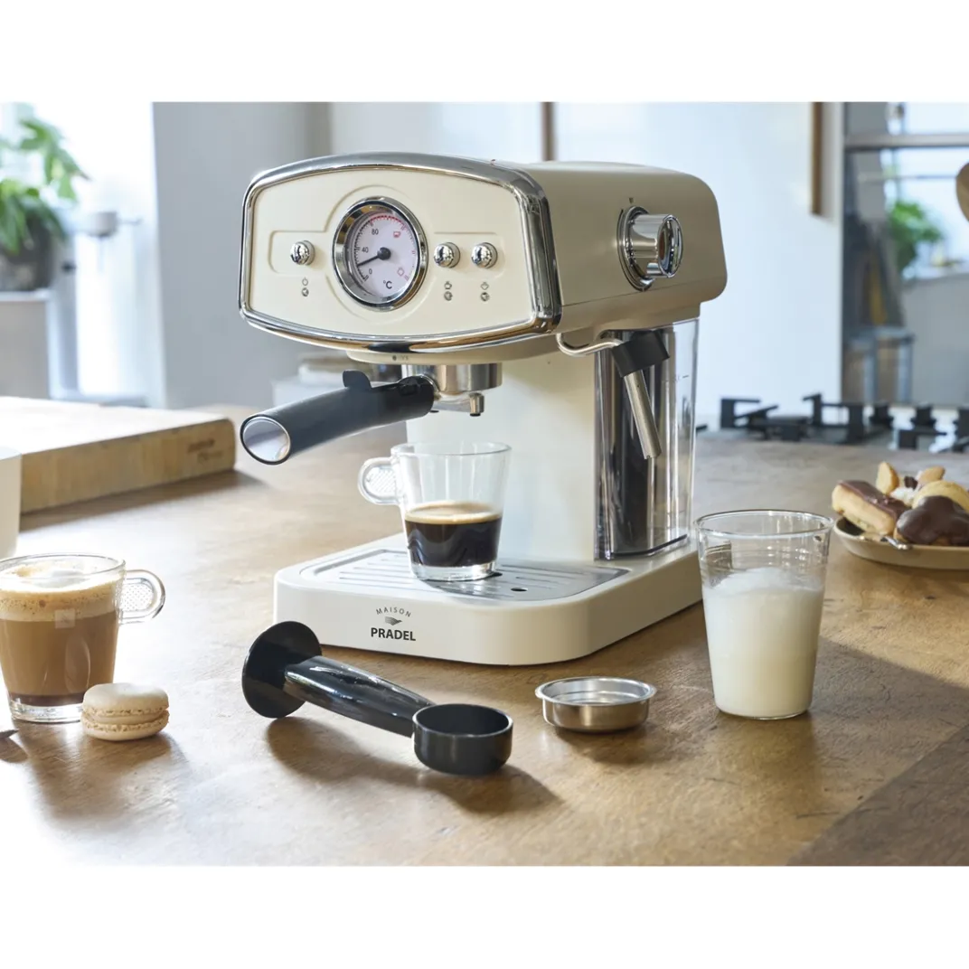 Petit Électroménager|Accessoires Petit-Déjeuner-Tempsl Machine expresso vintage PRADEL FRANCE®