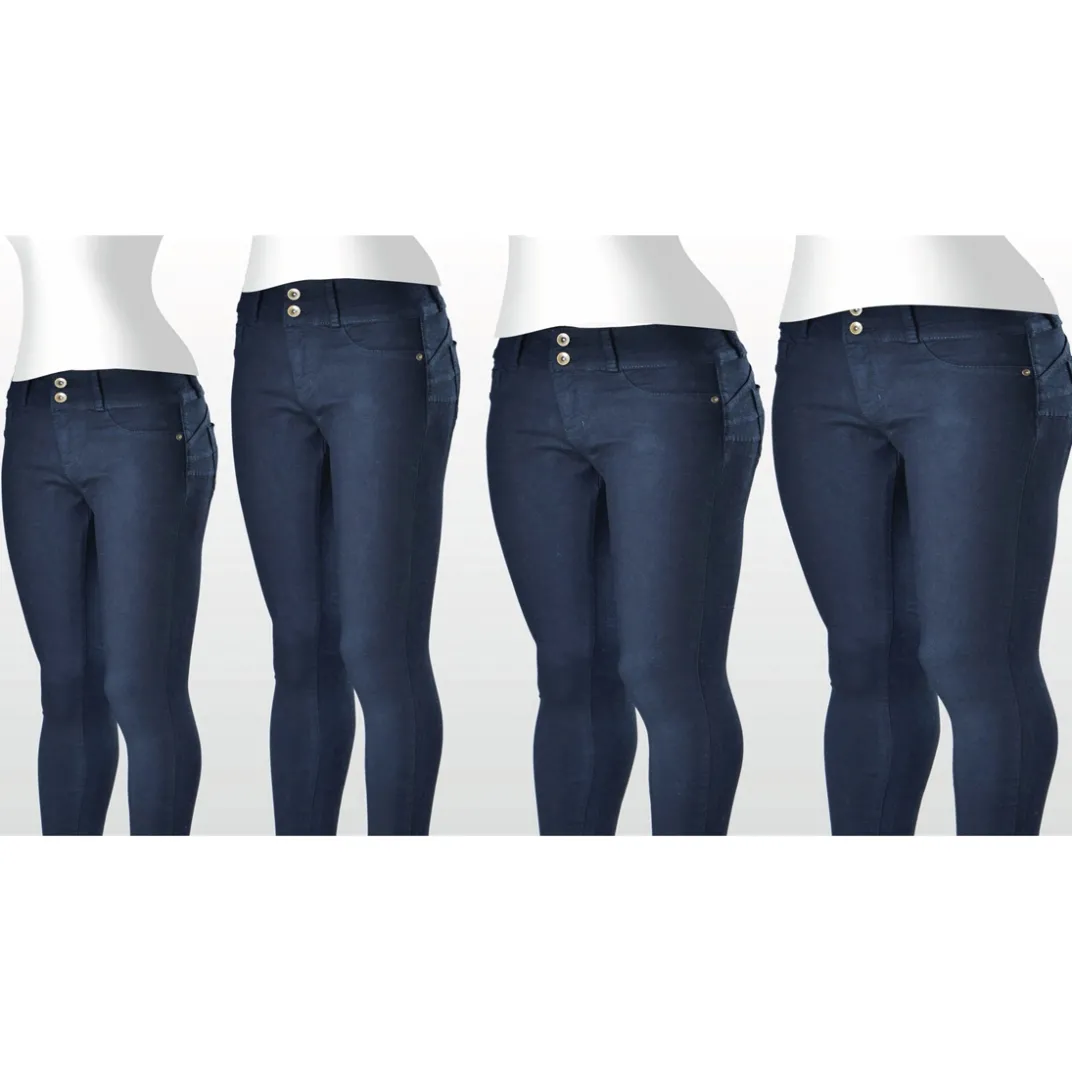 Vêtements-Tempsl Magic jeans Bleu foncé