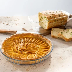 Accessoires Pâtisserie Et Confiture-Tempsl Moule à cake ou à tarte borosilicate