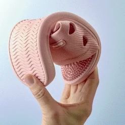 Salle De Bain Et Hygiène-Tempsl Mules de douche grises ou roses