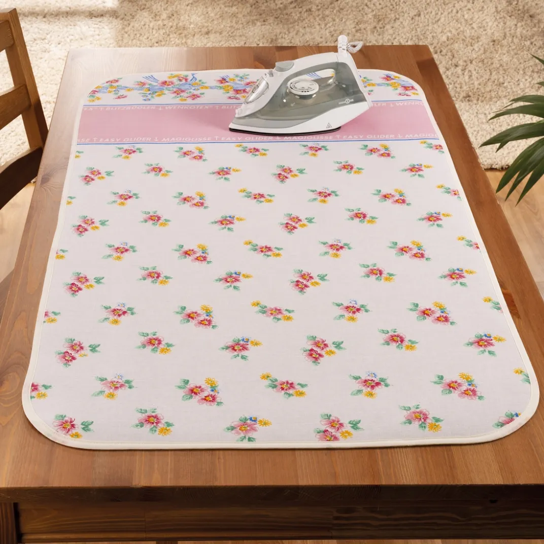Lavage, Séchage Et Repassage-Tempsl Nappe de repassage Magiglisse fleuri