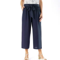 Vêtements-Tempsl Pantacourt bleu ou beige