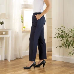 Vêtements-Tempsl Pantalon à pinces confort Blanc - taille 42