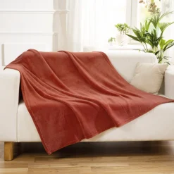 Décorations-Tempsl Plaid microfibre 120 x 150 cm