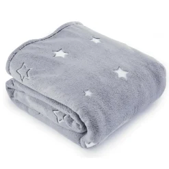 Décorations Intérieures Noël|Accessoires Mode-Tempsl Plaid étoiles phospho