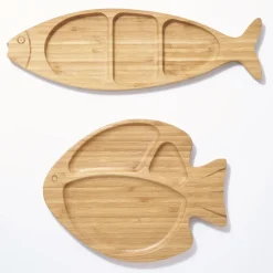 Art De La Table-Tempsl Poisson bambou long, rond ou lot de 2