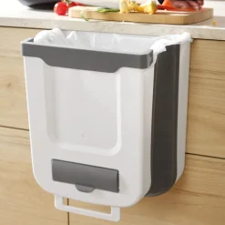 Organisation Et Entretien-Tempsl Poubelle de porte rétractable