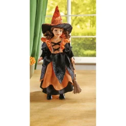 Décorations-Tempsl Poupée d'ornement jolie sorcière