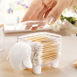 Salle De Bain Et Hygiène-Tempsl Range cotons-tiges mouton