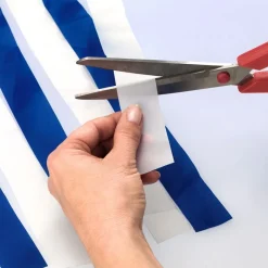 Décorations|Accessoires Bricolage Et Astuces-Tempsl Rideau de porte : Gris/blanc ou Bleu/blanc