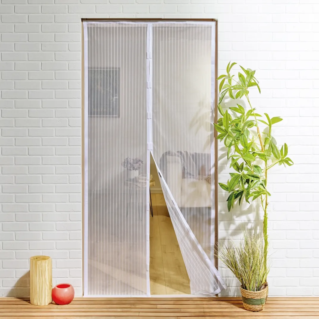 Décorations-Tempsl Rideau moustiquaire Blanc