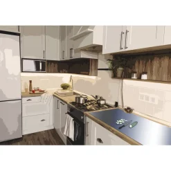 Organisation Et Entretien-Tempsl Rouleau métallisé de protection cuisine