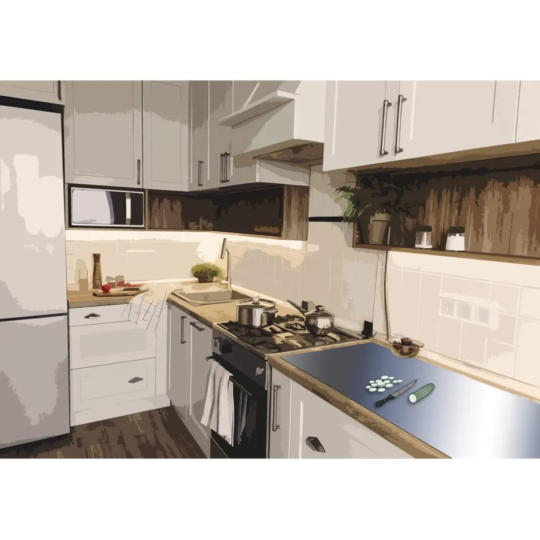 Organisation Et Entretien-Tempsl Rouleau métallisé de protection cuisine