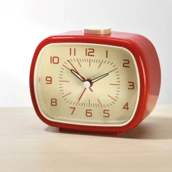 Accessoires Bureau-Tempsl Réveil rétro vert ou rouge