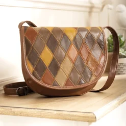 Sacs, Bijoux Et Accessoires-Tempsl Sac Arlequin marron