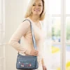 Sacs, Bijoux Et Accessoires-Tempsl Sac multipoches brodé Bleu
