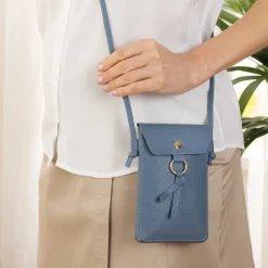 Sacs, Bijoux Et Accessoires-Tempsl Sac pochette nœud bleu ou jaune