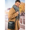 Sacs, Bijoux Et Accessoires-Tempsl Sacoche homme cuir noir