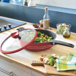 Cuisson Et Accessoires-Tempsl Sauteuse fonte d'aluminium Pradel France ®