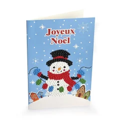 Loisirs Créatifs-Tempsl Set de 4 cartes postales à diamanter Nouvel an