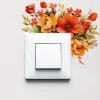 Décorations-Tempsl Sticker fleurs interrupteur